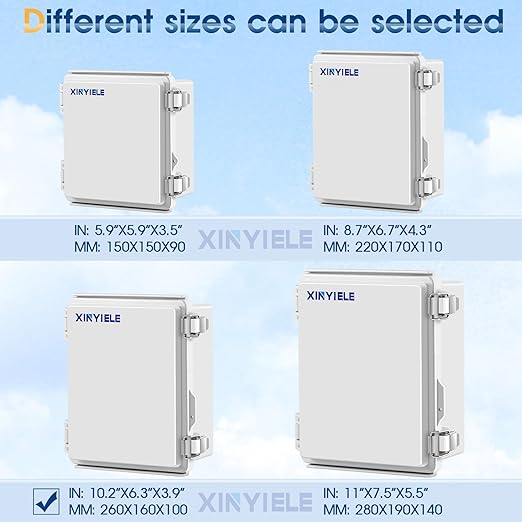 Waterproof Outdoor Project ABS Plastic Junction Box IP67 Weatherproof Dustproof - Image 4