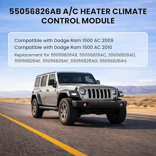 55056826AB A/C Heater Climate Control Module, Compatible - Image 4