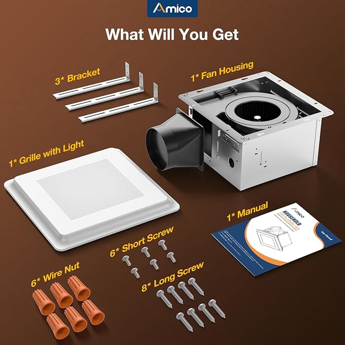 Amico Bathroom Exhaust Fan - Image 8