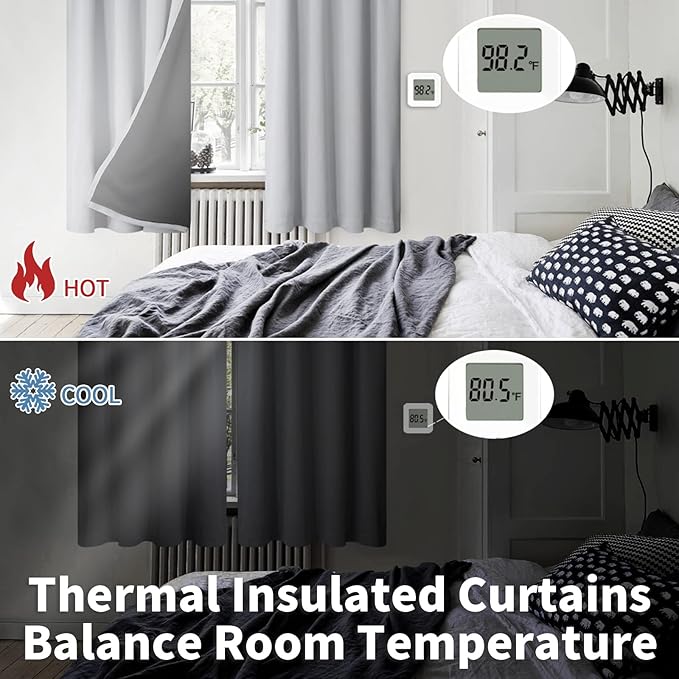BGment Long Blackout Curtains for Living Room 90 Inch Length, Full Room - Image 4