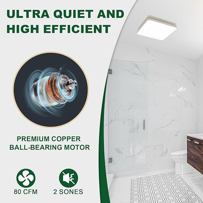 Akicon Bathroom Exhaust Fan - Image 2