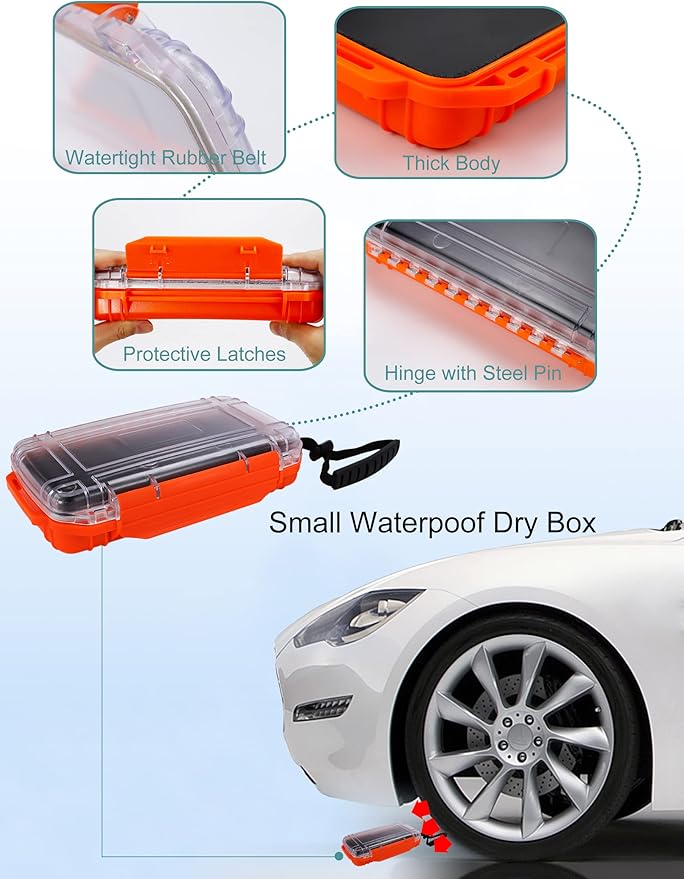 Avlcoaky Dry Box Waterpoof Dry Box Small Dry Box Waterproof - Image 6