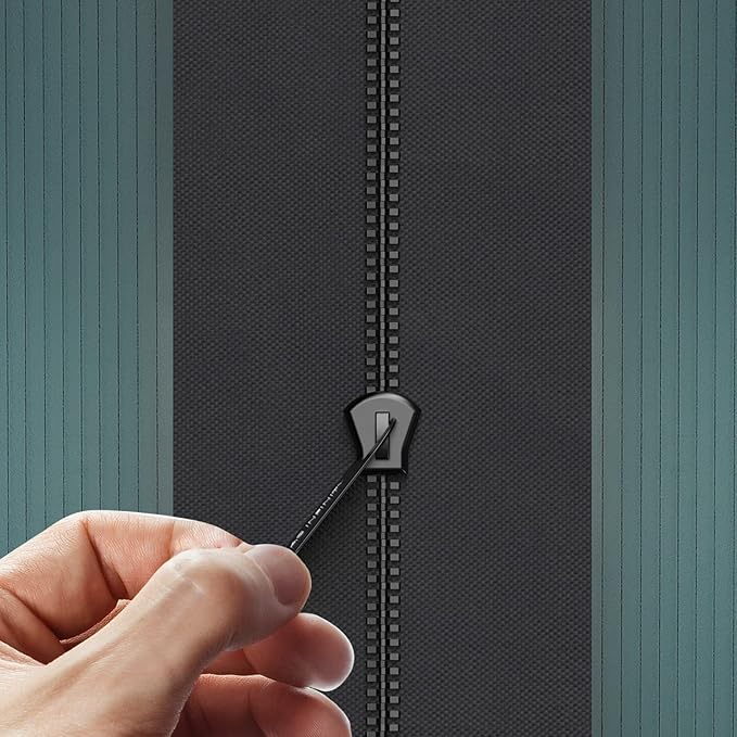 AC Infinity Peel and Stick Zipper 2-Pack, 7 ft. x 3 in. Heavy Duty Dust Barrier - Image 6