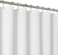 2-in-1 Waterproof Fabric Shower Curtain by THAIGEE