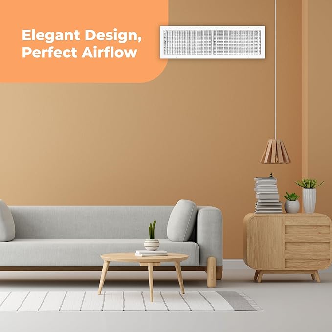Aluminum 30 x 8 Inch Air Vent Covers Wall AC Grille – Premium Register Vent - Image 7