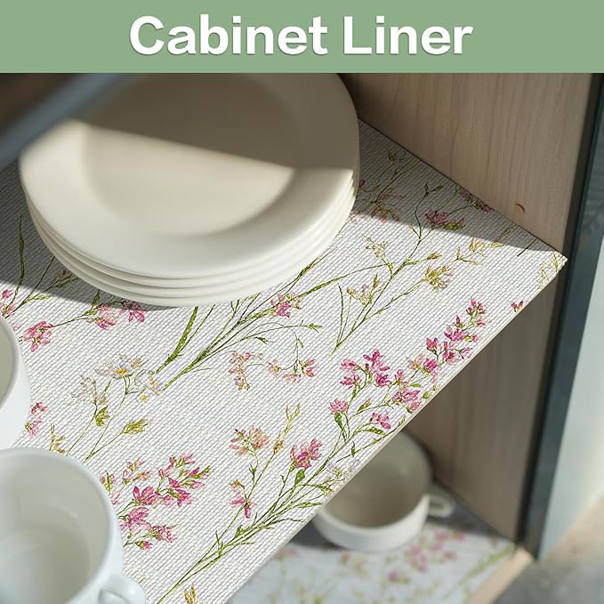 Shelf and Drawer Liner for Kitchen Cabinet, Non-Adhesive and Strong Grip - Image 3