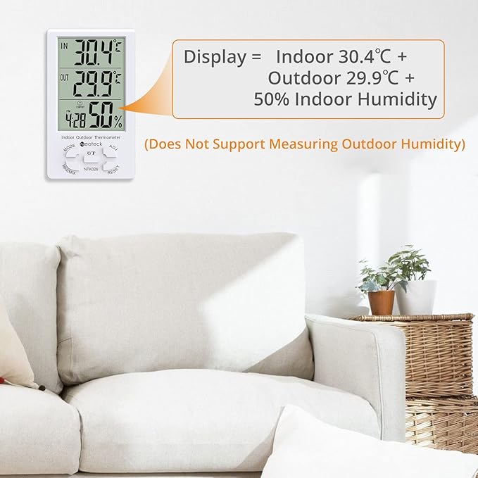 Neoteck 3 in 1 Thermometer Hygrometer - Image 5