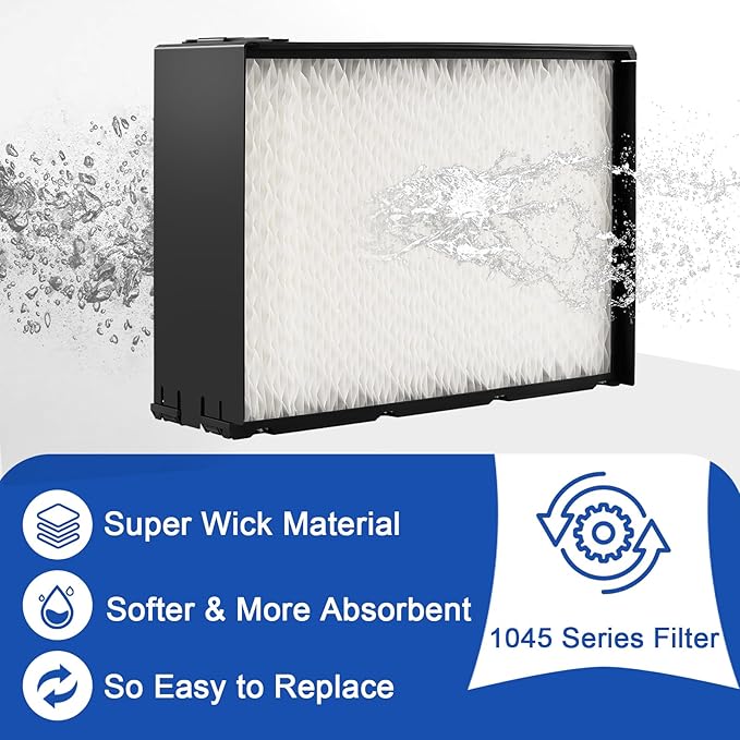 2 Pack 1045 Humidifier Super Wick Filter Compatible - Image 3