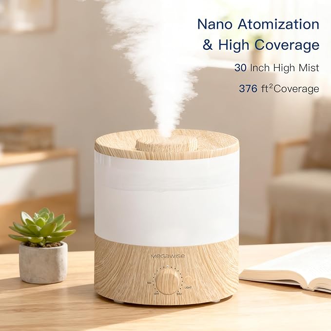 MEGAWISE 2 Pack1.5L Cool Mist Humidifier 2-Pack - Image 8