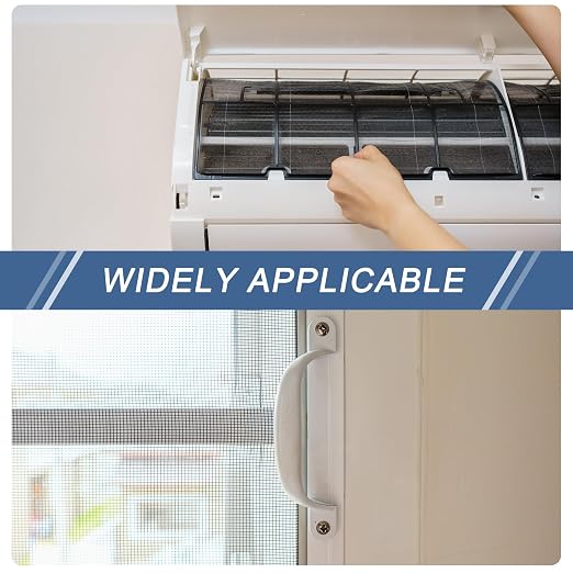 uxcell 200 Mesh 79" x 10" Woven Wire Mesh, 316 Stainless Steel Air Vent Filter - Image 6