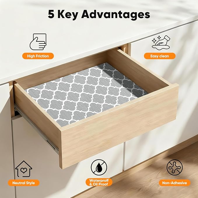 Coavas Extra Grip Thickened Shelf and Drawer Liner - Image 2