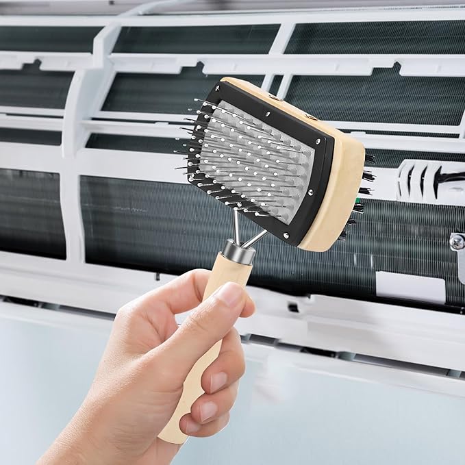 CANIPHA 3Pcs Air Conditioner Condenser Fin Cleaning Brush Refrigerator Coil - Image 6