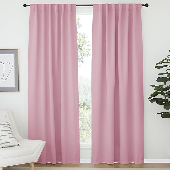 NICETOWN Light Reducing Curtain Panels Window Draperies by NICETOWN