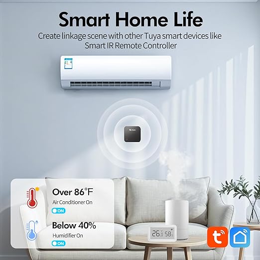 eMylo Smart WiFi Thermometer Hygrometer 2 Pack, Indoor Wireless Temperature - Image 3