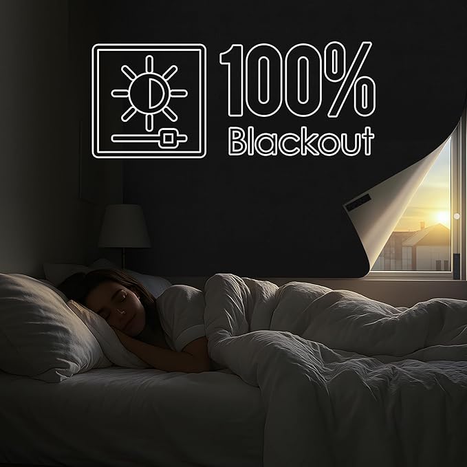 Blackout Window Cover, Portable Window Blinds, Travel DIY Window Blackout - Image 2