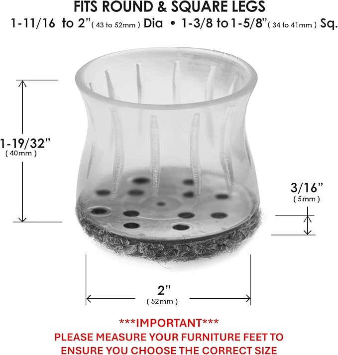 Slipstick GorillaOutdoor Berber Furniture Feet Pads - Image 4