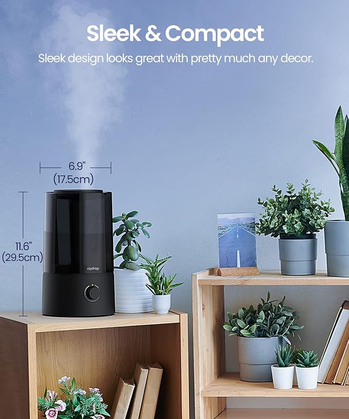 raydrop Humidifiers for Bedroom, Humidifiers for Home & Large Room, Cool Mist - Image 7