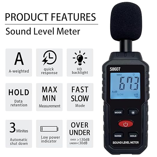 Digital Sound Level Meter, Sound Meter - Image 2