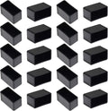 20Pcs Rectangle Rubber Furniture Leg Caps, Vinyl Flexible Chair Leg Floor by Bonsicoky