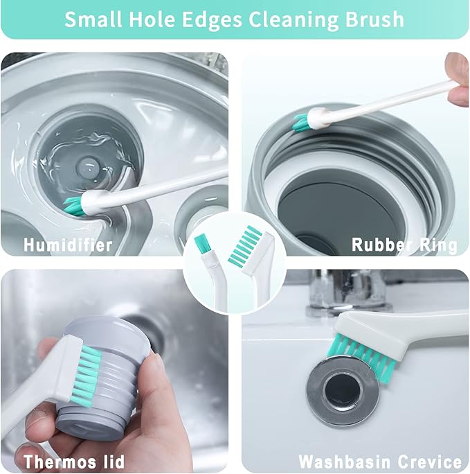 Small Cleaning Brush Tight Spaces, Tiny Cleaning Brush Mini Parts Humidifier - Image 3