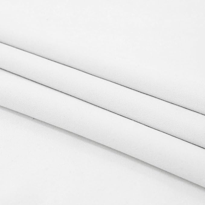 L.Z.E Privacy Sheer Curtains 120 Inches Long 2 Panels Set White Light Filtering - Image 7