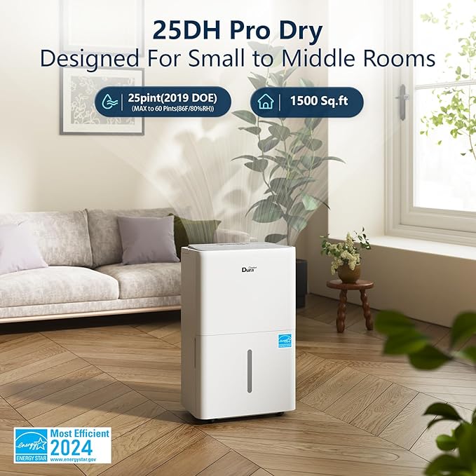 DuraComfort Dehumidifier for Basement up to 2, 500 Sq Ft, 2025 Energy Star - Image 5