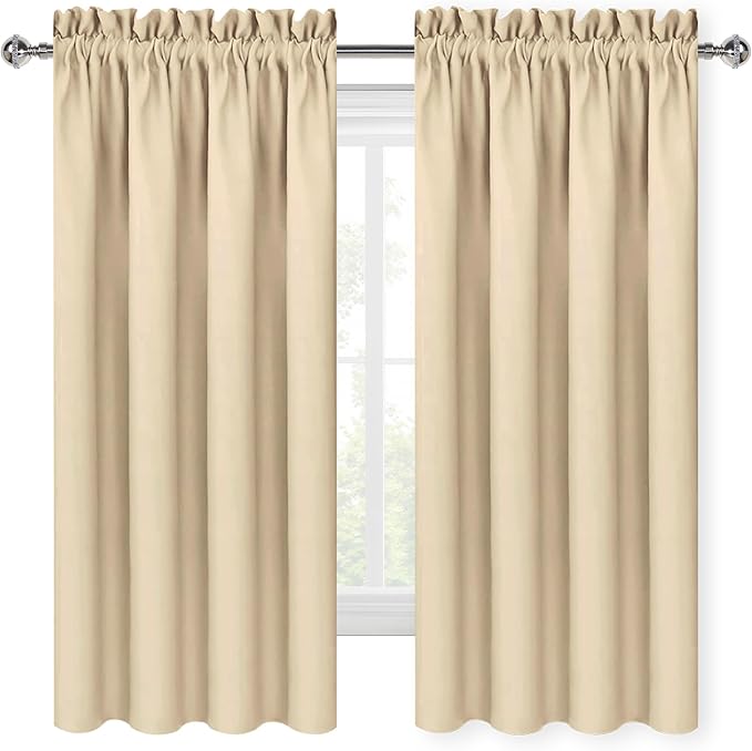 DWCN Blackout Curtains Room Darkening Thermal Insulated Bedroom Curtains Window - Image 9