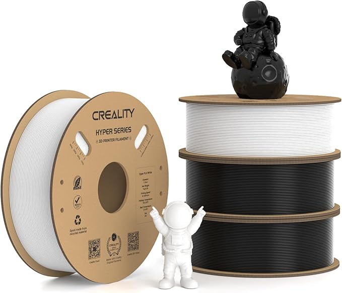 Creality Hyper PLA Filament 1.75mm, 30-600mm/s High Speed 3D Printer Filament by Creality