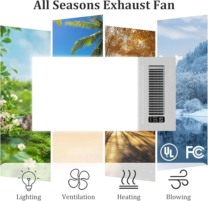 4 in 1 Bathroom Exhaust Fan - Image 11