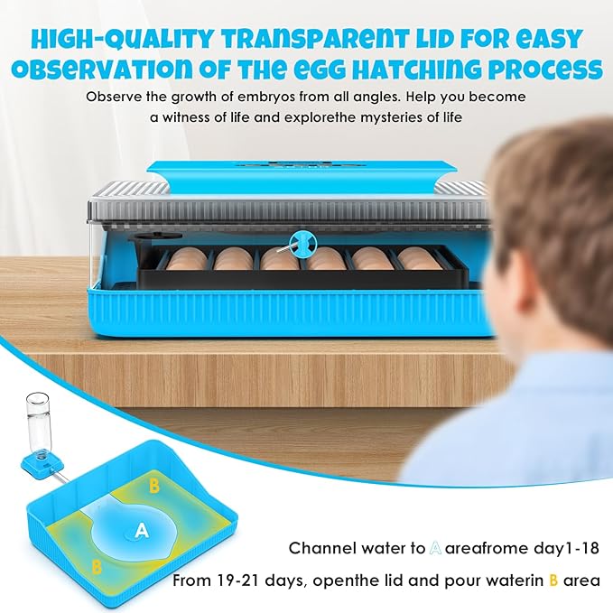 25 Egg Incubator Digital Poultry Hatcher Machine - Image 7
