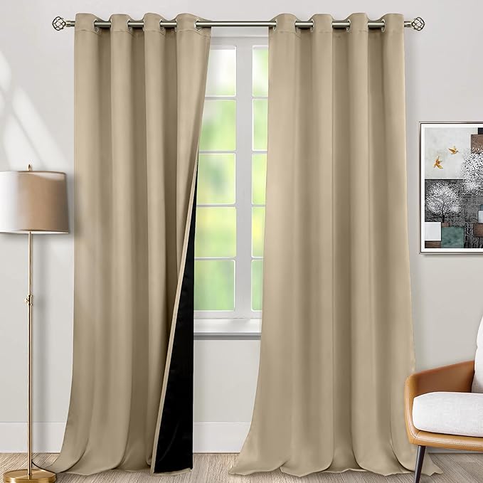 BGment Thermal Insulated 100% Blackout Curtains by BGment