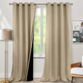 BGment Sand Blackout Curtains 95 Inches Long 2 Panels Set by BGment