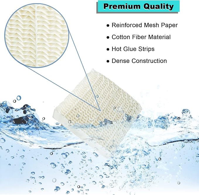 2 Pack 1043 Humidifier Super Wick Filter Compatible - Image 3
