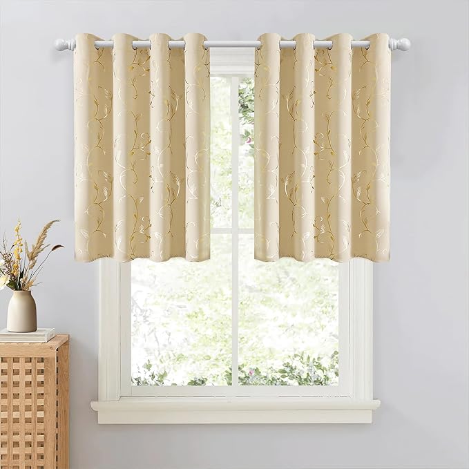 BUHUA Blackout Small Window Curtains by BUHUA
