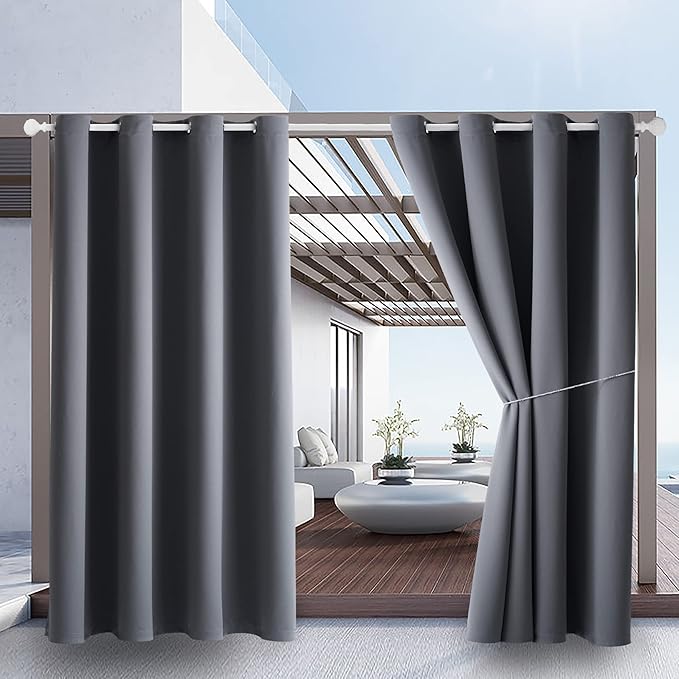 Outdoor Indoor Curtains W52 x L132 by DivaenCamino