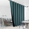 NICETOWN Sound Reducing Room Divider Curtains, 100% Black-Out Patio Curtain by NICETOWN