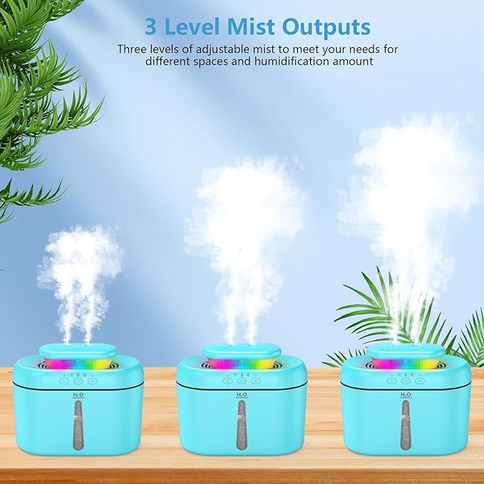 SZO Humidifiers for Bedroom, 2.5L Capacity, Auto Shut-Off, 16 dB Quiet - Image 6