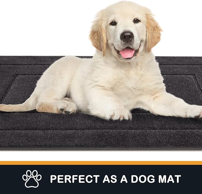 PURRUGS Dirt Trapping Door Mat 32" x 47", Non-Slip/Skid Machine Washable - Image 4