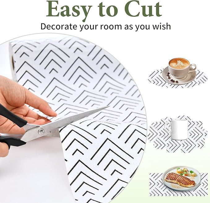 Shelf Liner for Kitchen Cabinets Non Adhesive Drawer Liner Non-Slip Thickened - Image 6