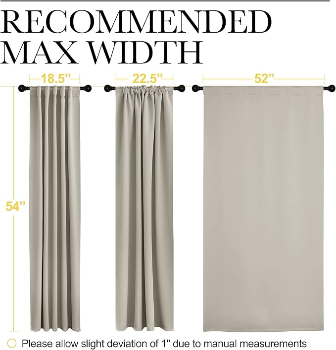 NICETOWN Blackout Curtains and Drapes - Image 7
