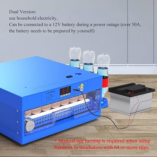 Eggs Incubator for Hatching Eggs, Automatic Egg Turning and Humidity Control - Image 5
