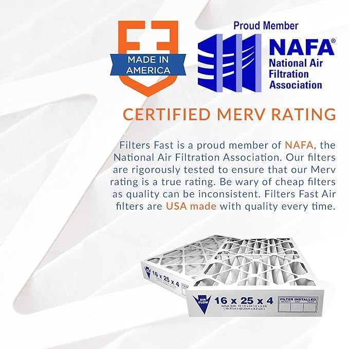 Filters Fast 20x20x2 Pleated Air Filter Merv 13, 2 inch AC Furnace Air Filters - Image 4