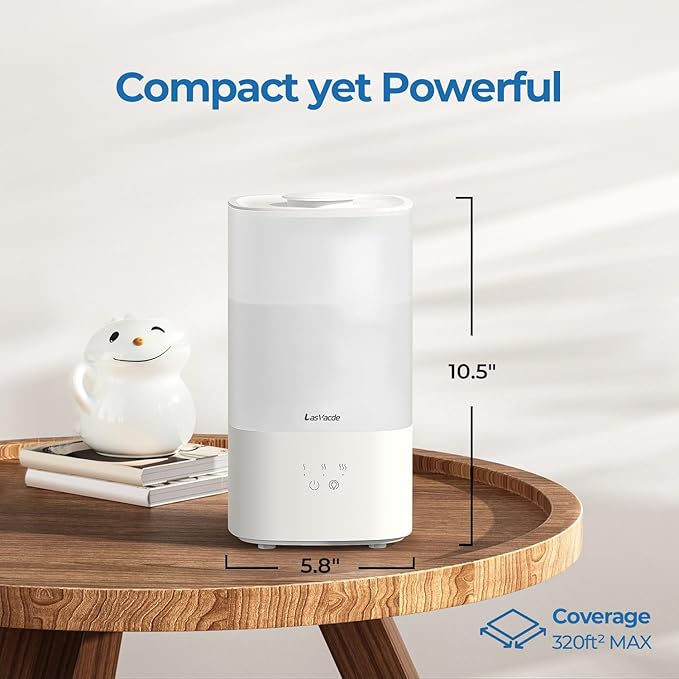 2.5L Humidifiers for Bedroom, Top Fill Cool Mist Humidifiers for Large Room - Image 2