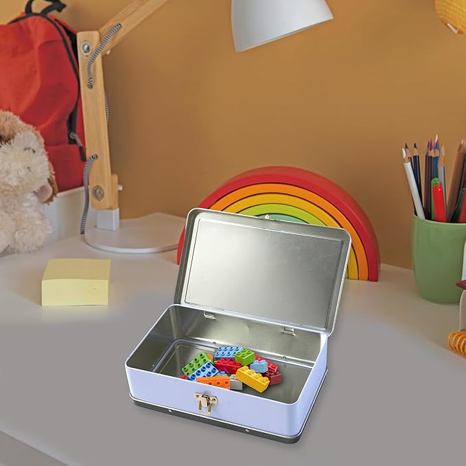 DAHO Metal Storage Box with Hinge - Image 7