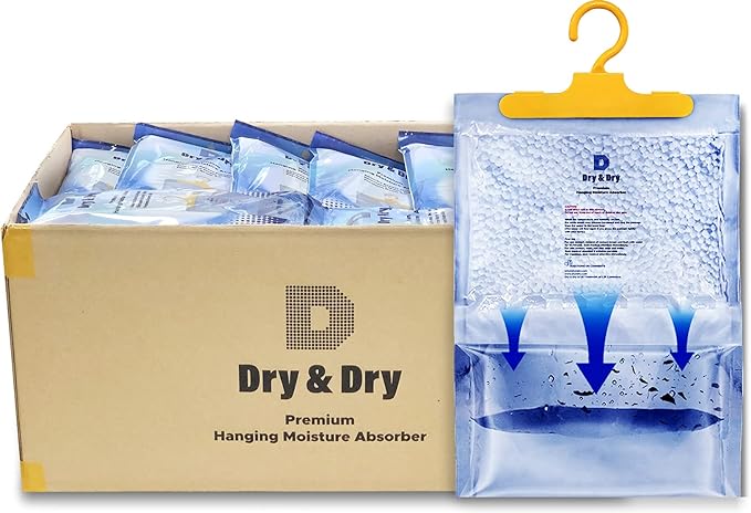 Dry & Dry 44 Pack Premium Moisture Absorbers Dehumidifiers by DryDry
