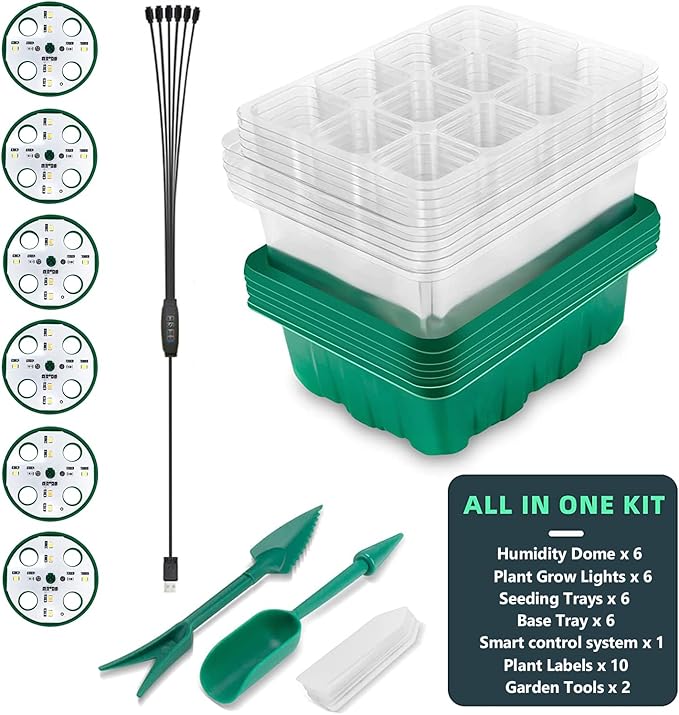 Seedling Starter Tray 6 Packs Seed Starter Tray - Image 7