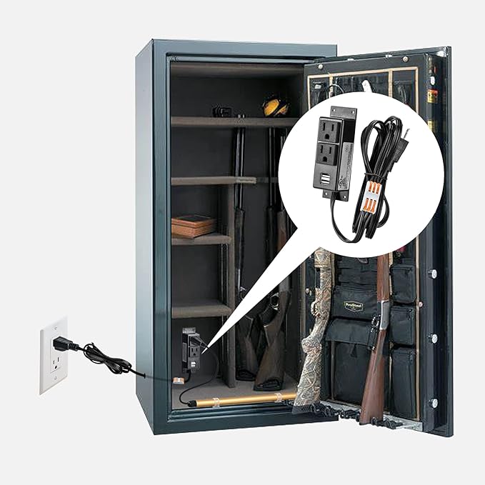 Gun Safe Power Outlet Kit, Briidea Gun Safe Accessory Electrical Outlet - Image 7