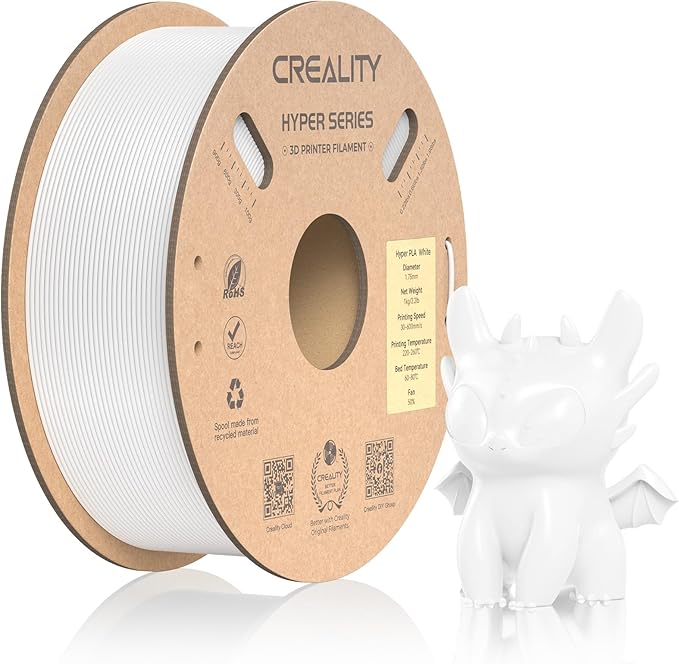 Official CREALITY Hyper PLA Filament 1.75mm, High Speed PLA 30-600mm/s 3D by Creality