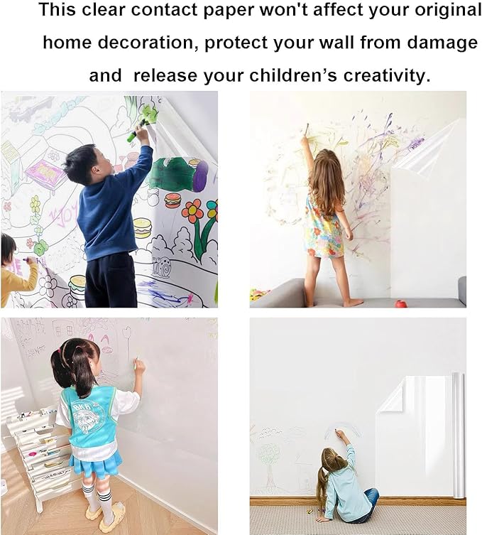 Clear Peel and Stick Wallpaper, Self-Adhesive Wallpaper Wall Protector - Image 2