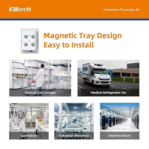 Elitech WiFi Digital Temperature Data Logger, 2.4GHz/5GHz WiFi Remote Real-Time - Image 8
